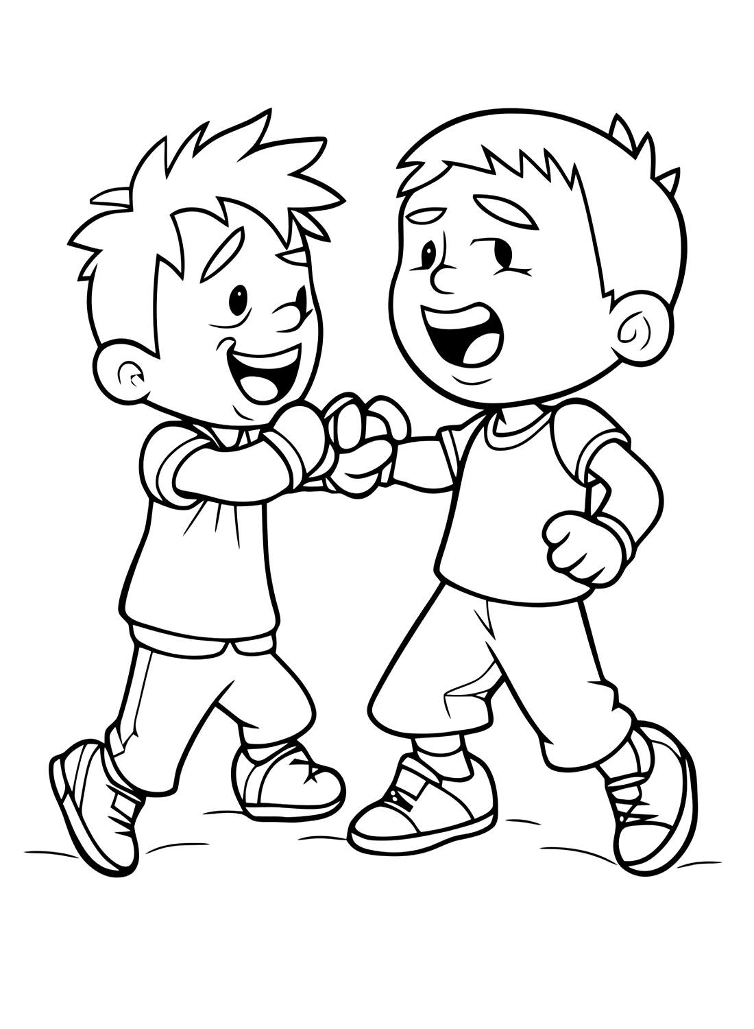 37 Free Printable Friendship Coloring Pages 10