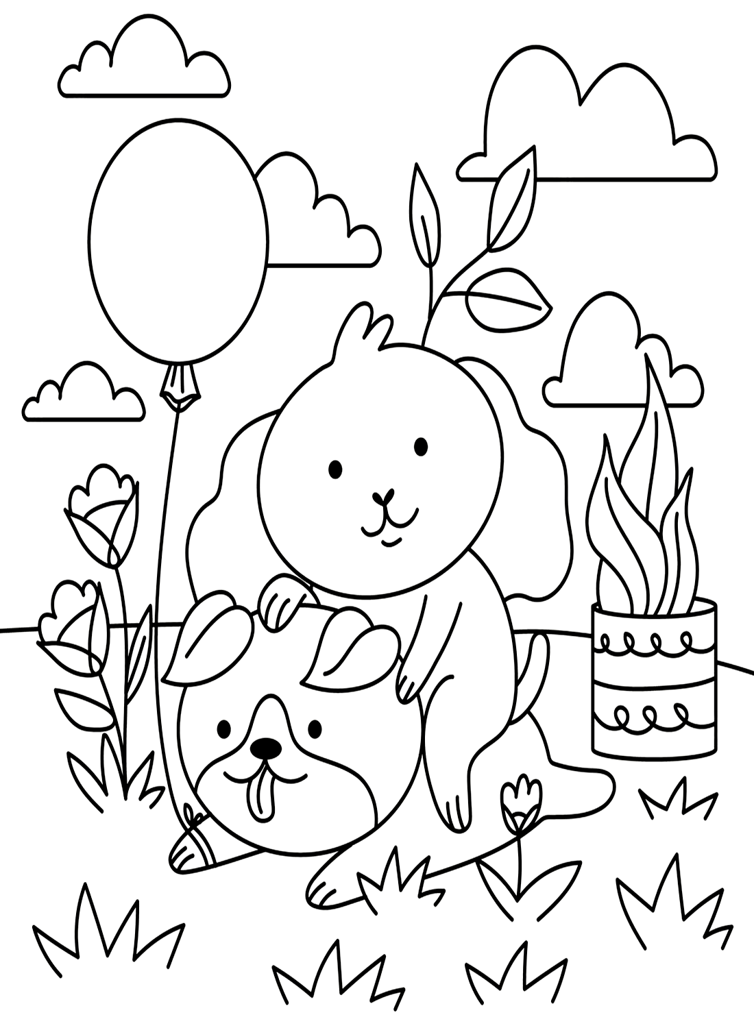 37 Free Printable Friendship Coloring Pages 11