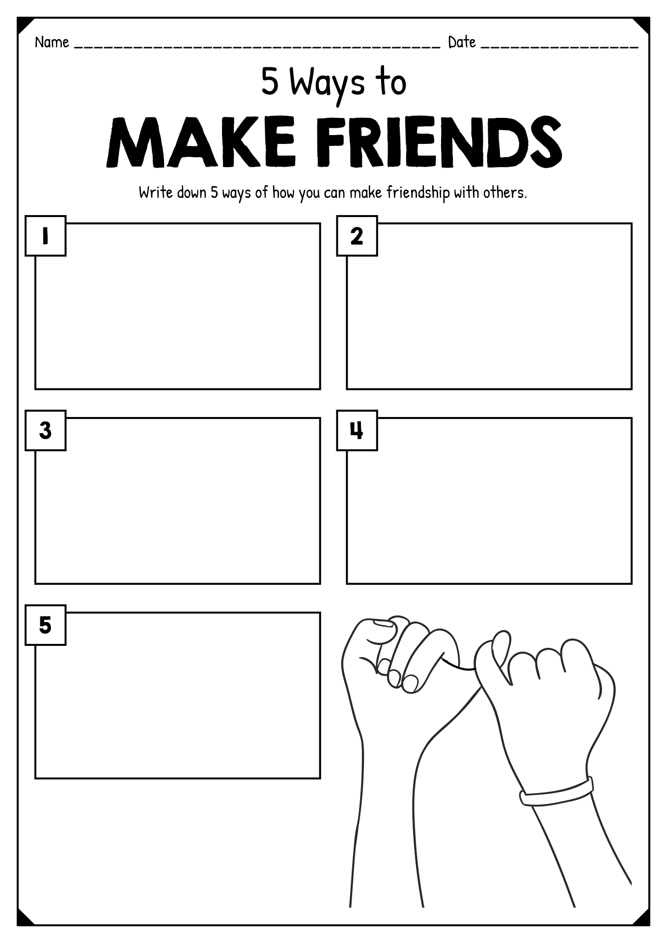 37 Free Printable Friendship Coloring Pages 16