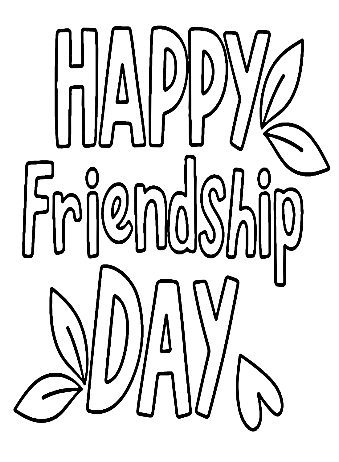 37 Free Printable Friendship Coloring Pages 26