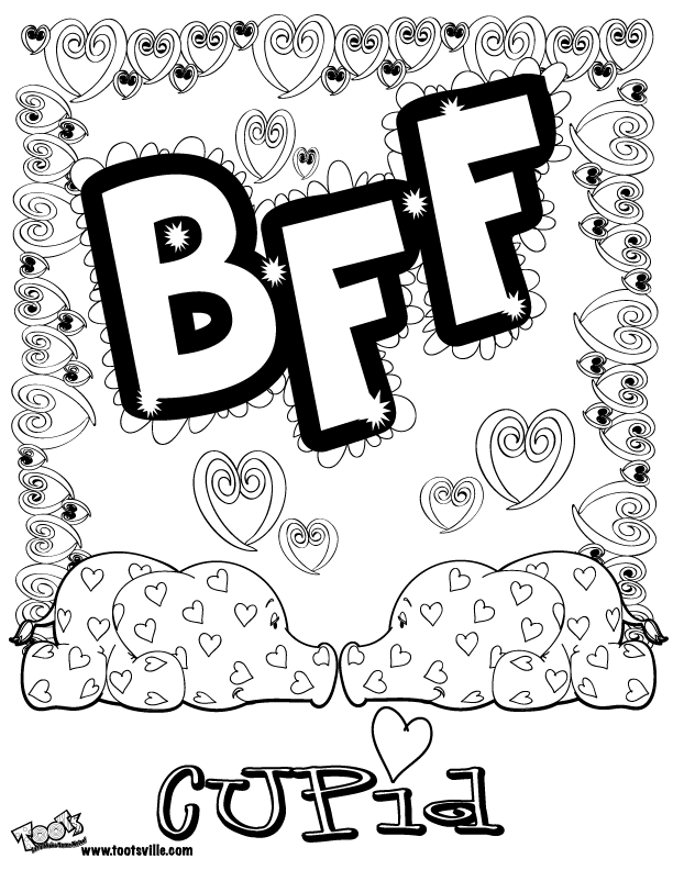 37 Free Printable Friendship Coloring Pages 27