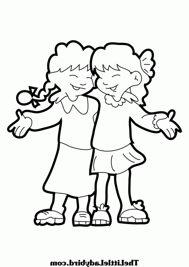 37 Free Printable Friendship Coloring Pages 29