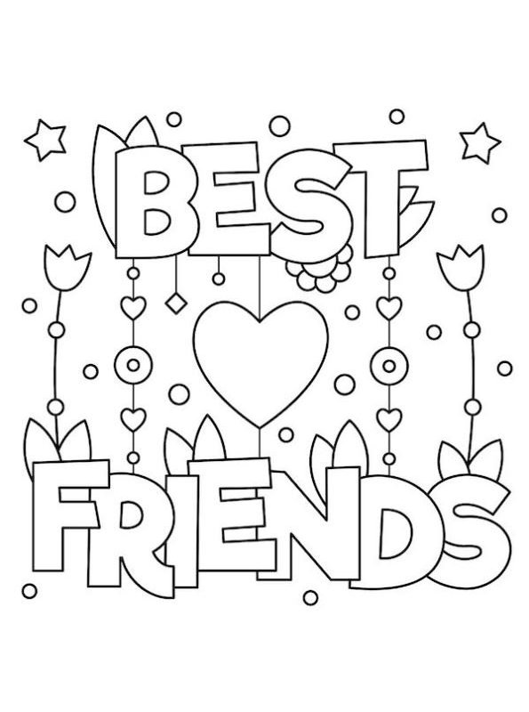 free printable friendship coloring pages jpg