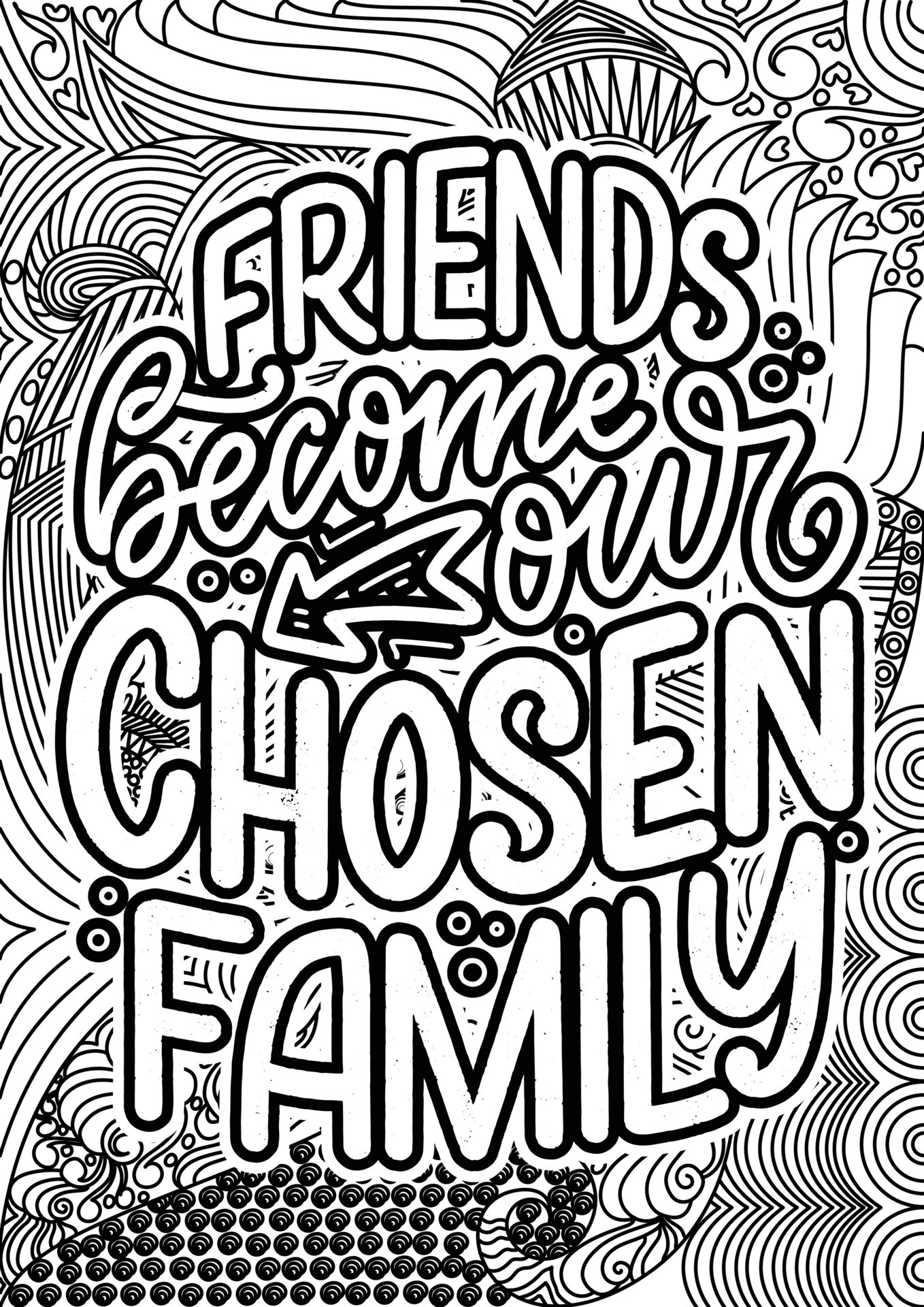 37 Free Printable Friendship Coloring Pages 7