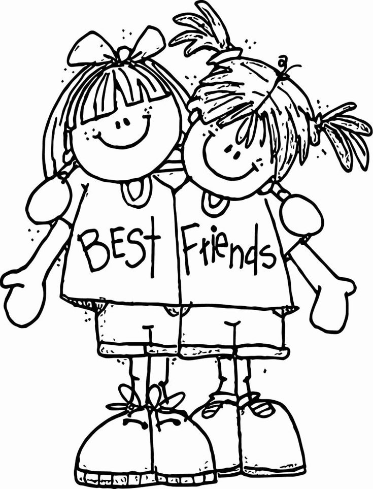 37 Free Printable Friendship Coloring Pages 8