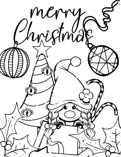 realistic christmas coloring pages printable jpg