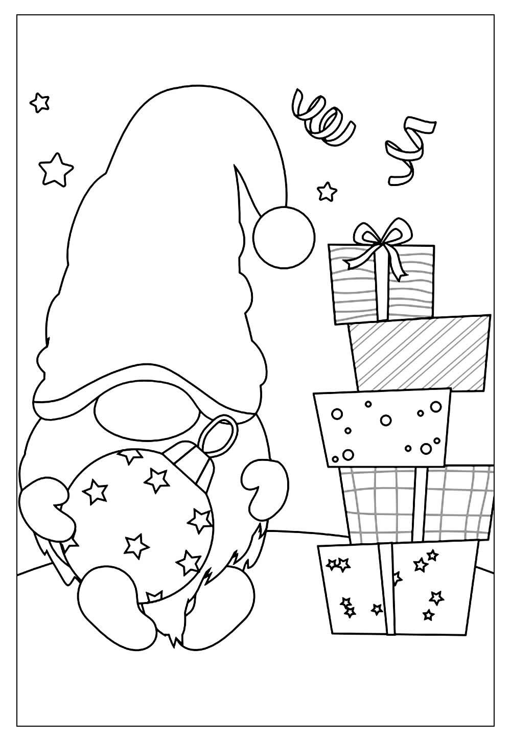 realistic christmas coloring pages printable jpg