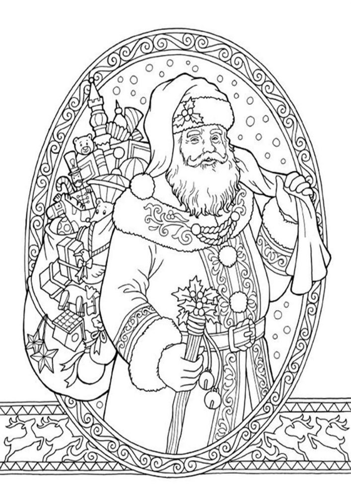 37 Realistic Christmas Coloring Pages Printable 25