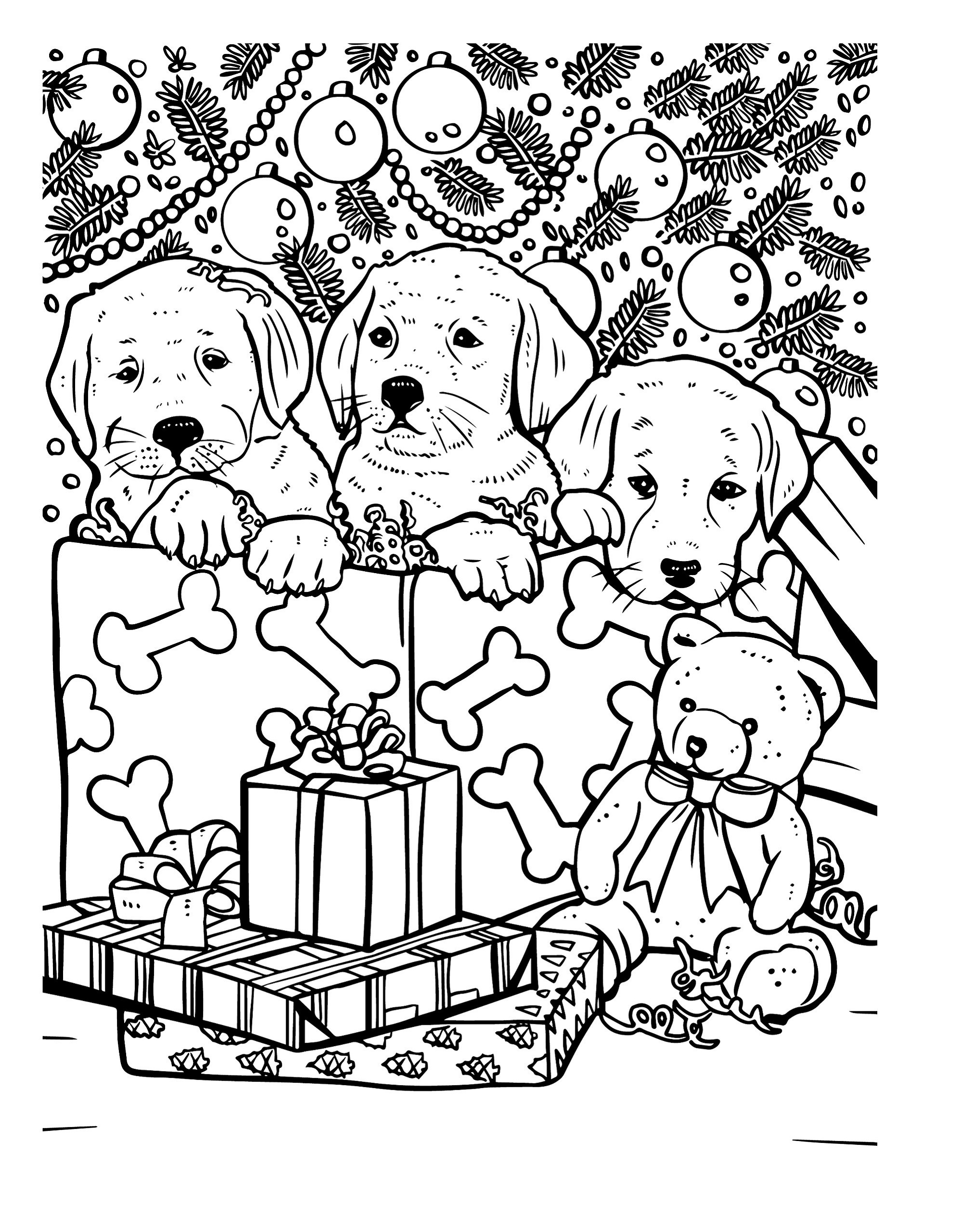 37 Realistic Christmas Coloring Pages Printable 26