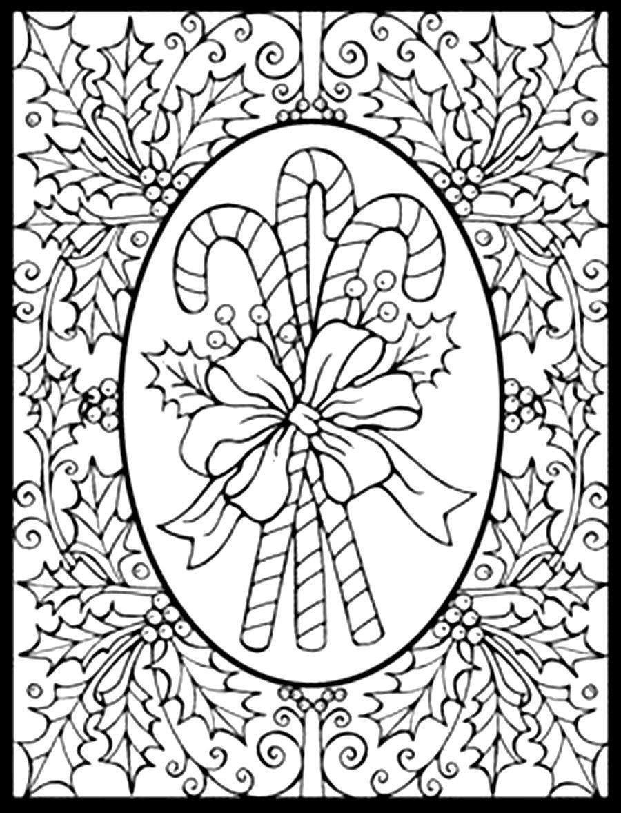 37 Realistic Christmas Coloring Pages Printable 3