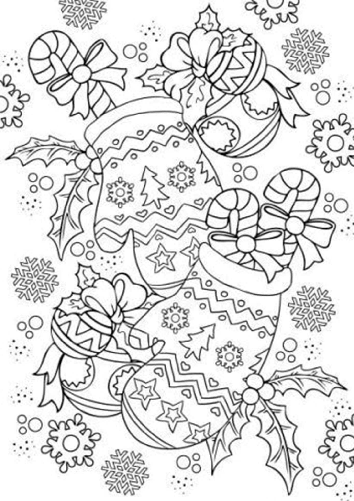 37 Realistic Christmas Coloring Pages Printable 30