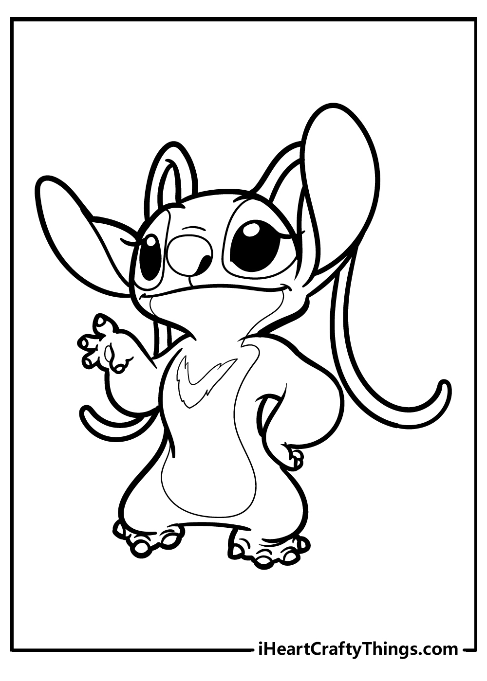 112+ Whimsical Adorable Stitch Coloring Pages Printable