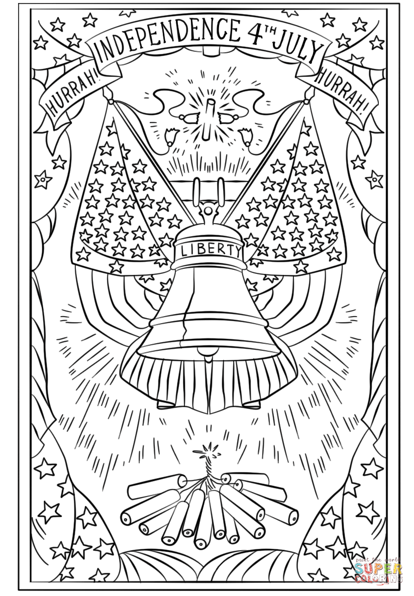 38 Free 4th of July Coloring Pages for Adults Printable 1