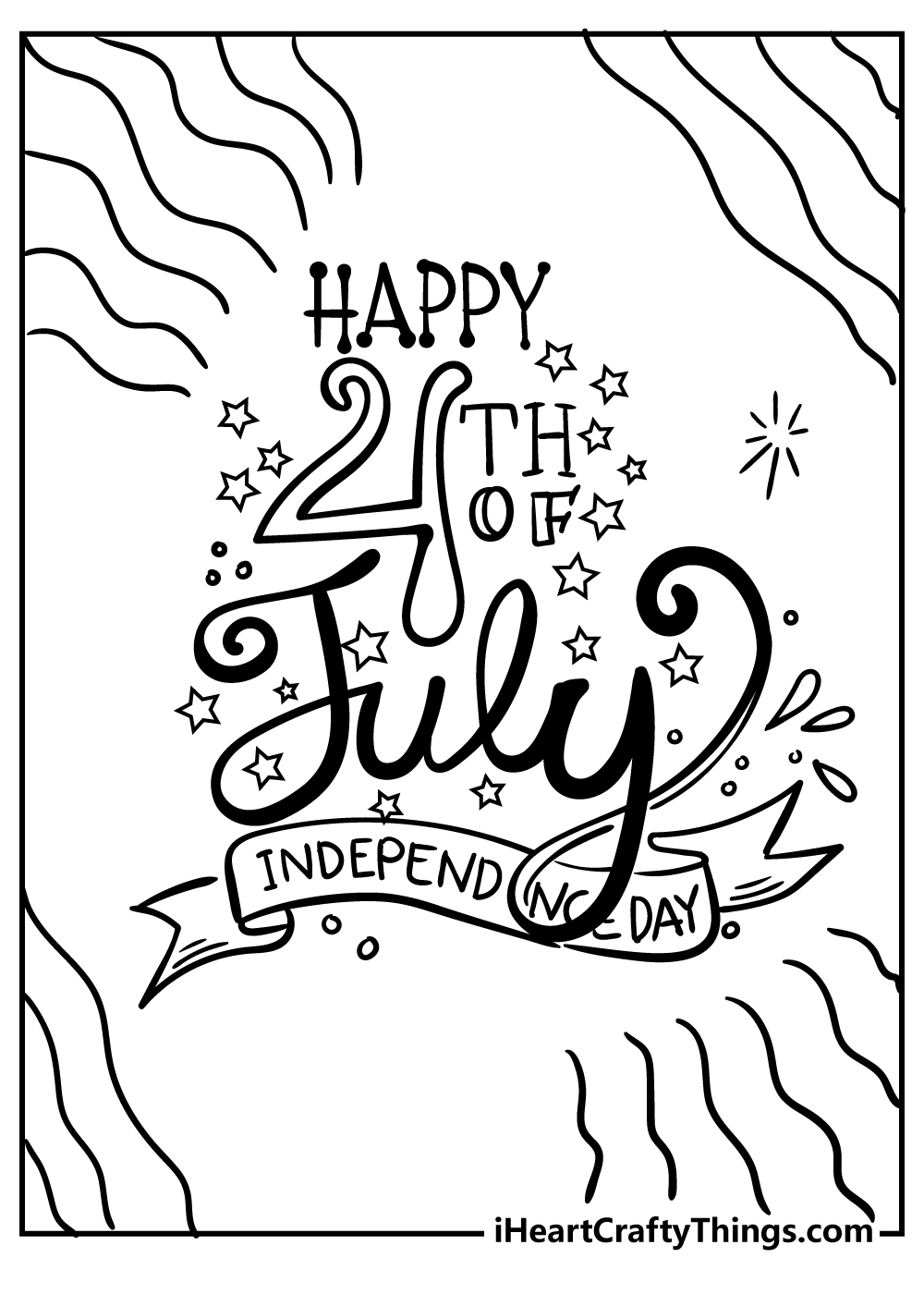 38 Free 4th of July Coloring Pages for Adults Printable 13