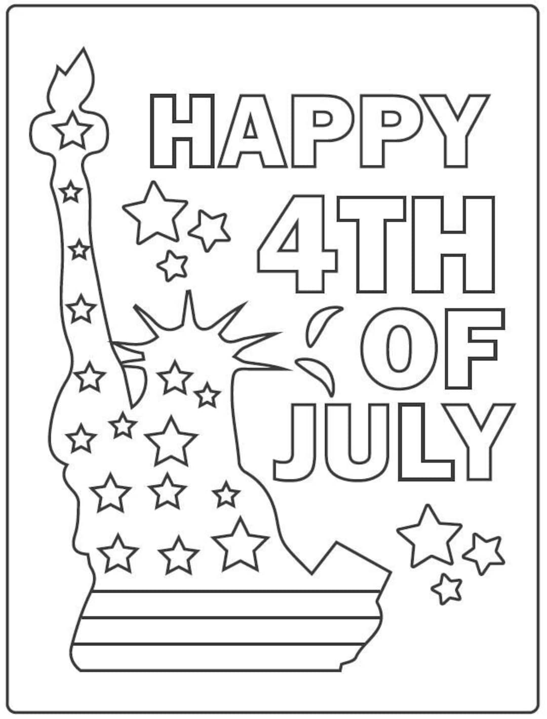 38 Free 4th of July Coloring Pages for Adults Printable 15