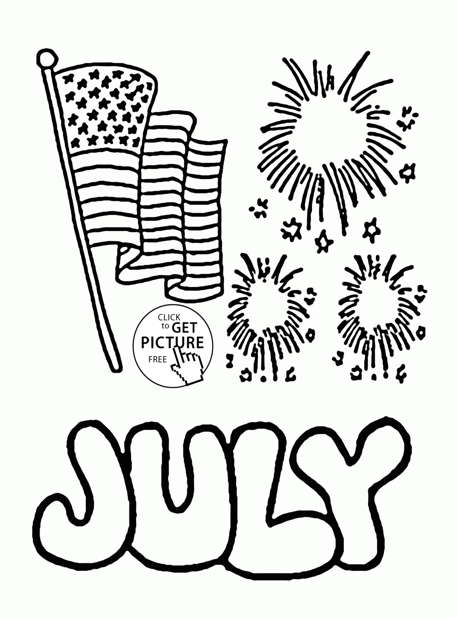 38 Free 4th of July Coloring Pages for Adults Printable 17