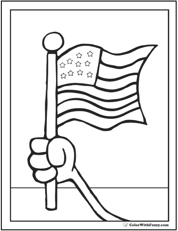 38 Free 4th of July Coloring Pages for Adults Printable 18