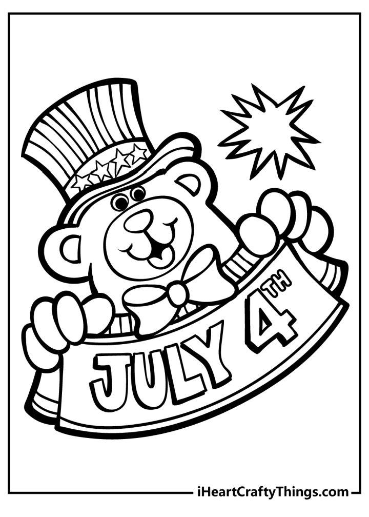 38 Free 4th of July Coloring Pages for Adults Printable 2