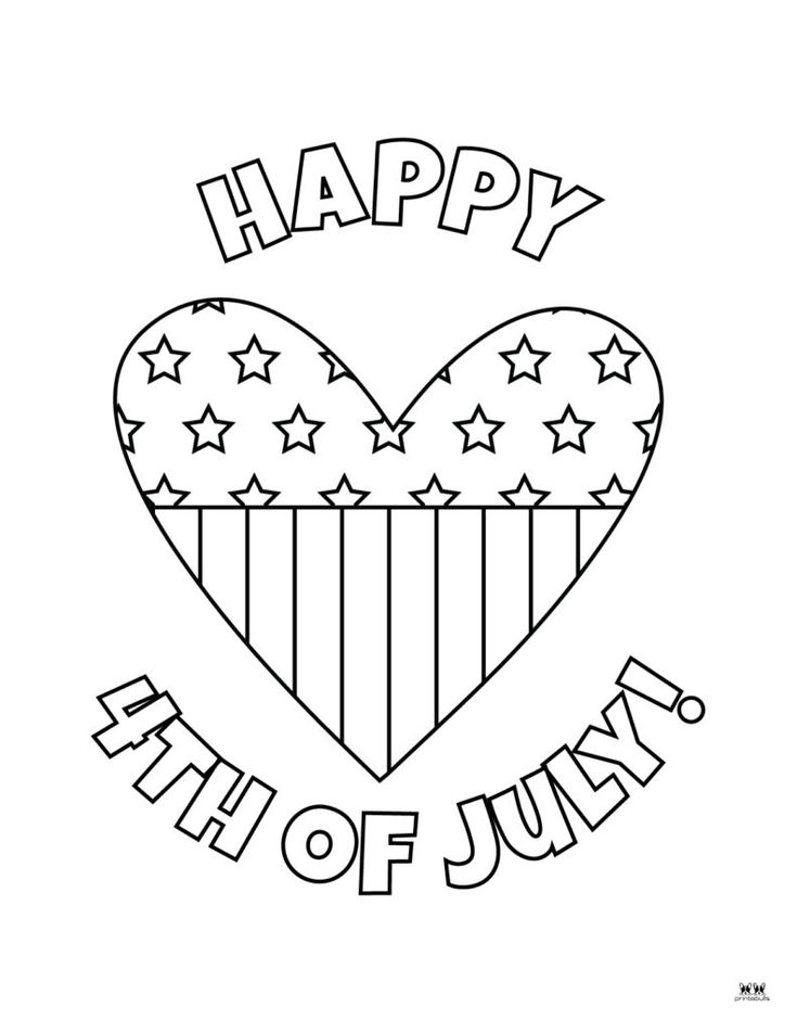 38 Free 4th of July Coloring Pages for Adults Printable 23