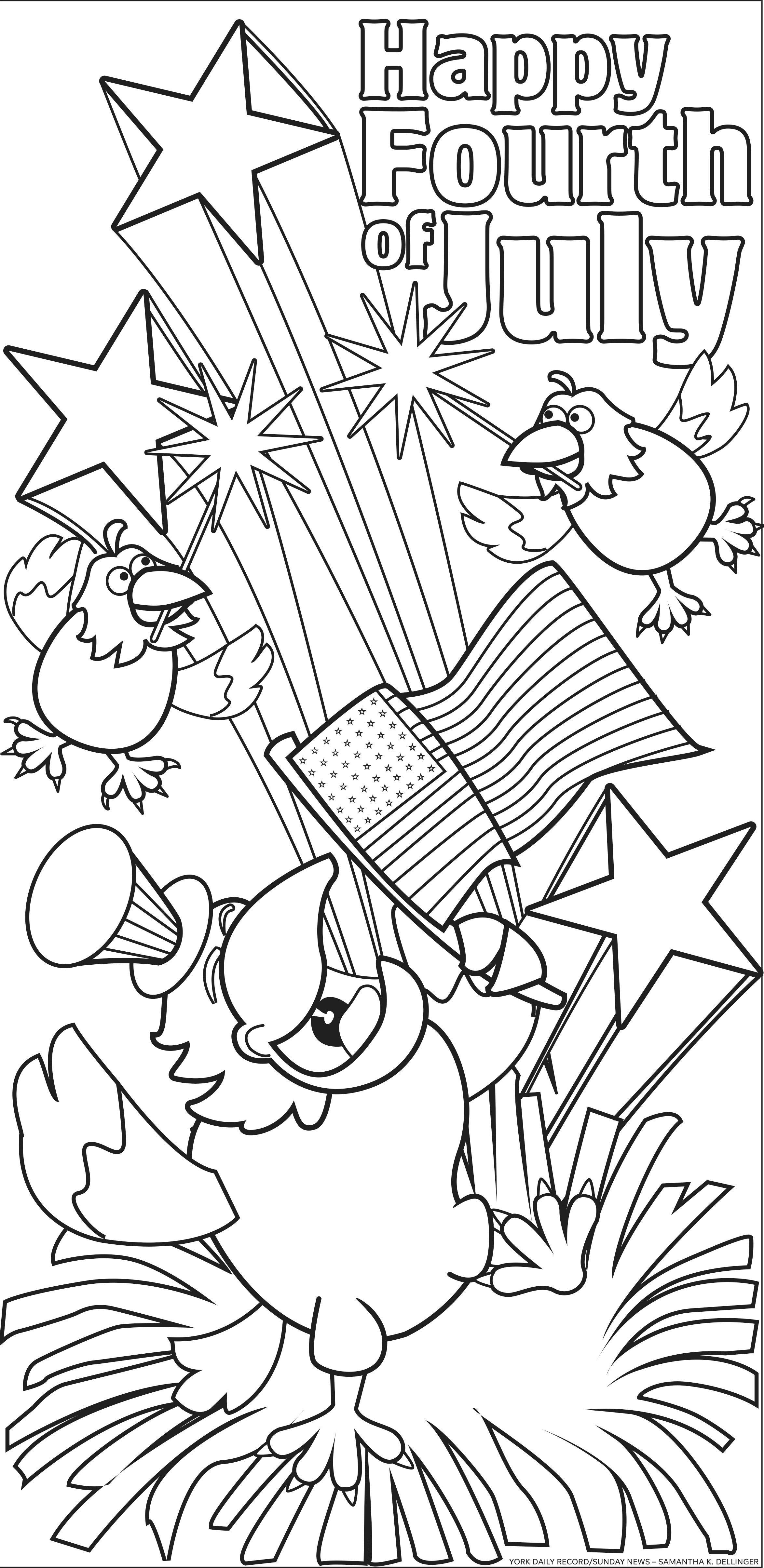 38 Free 4th of July Coloring Pages for Adults Printable 25