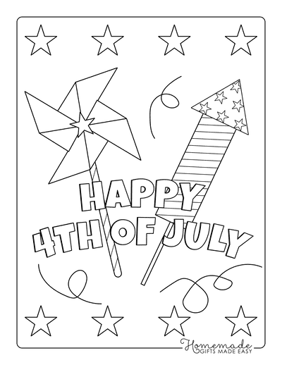 38 Free 4th of July Coloring Pages for Adults Printable 28