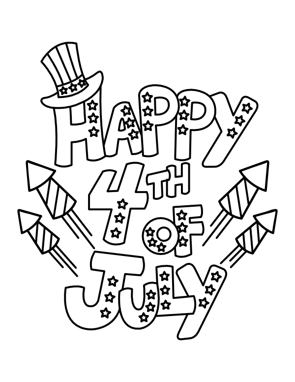 38 Free 4th of July Coloring Pages for Adults Printable 30