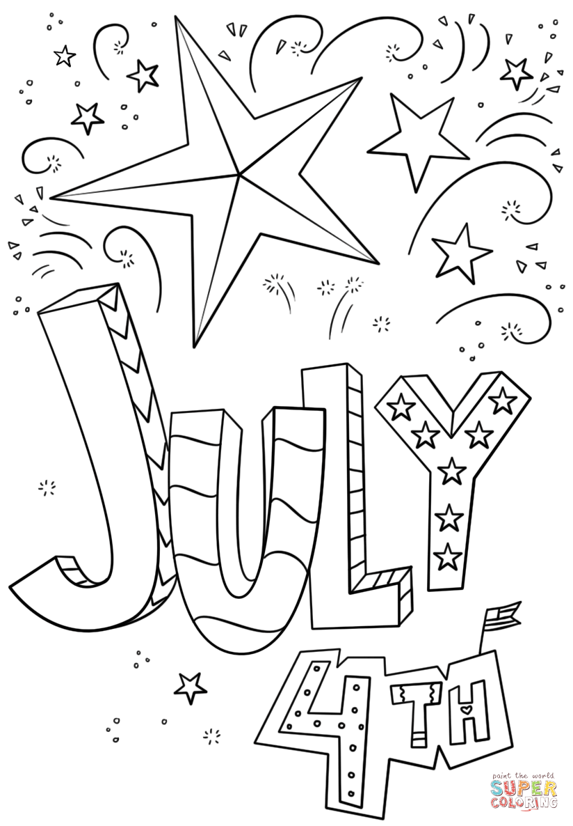 38 Free 4th of July Coloring Pages for Adults Printable 33