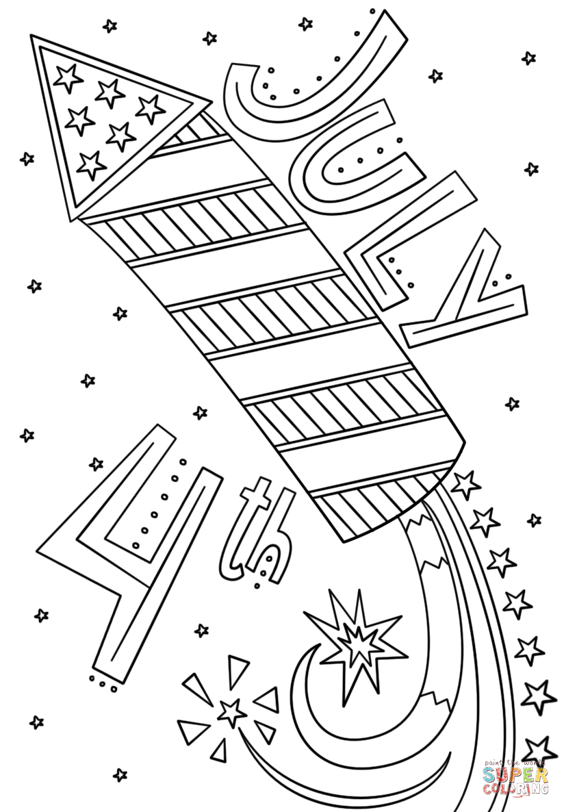 38 Free 4th of July Coloring Pages for Adults Printable 4