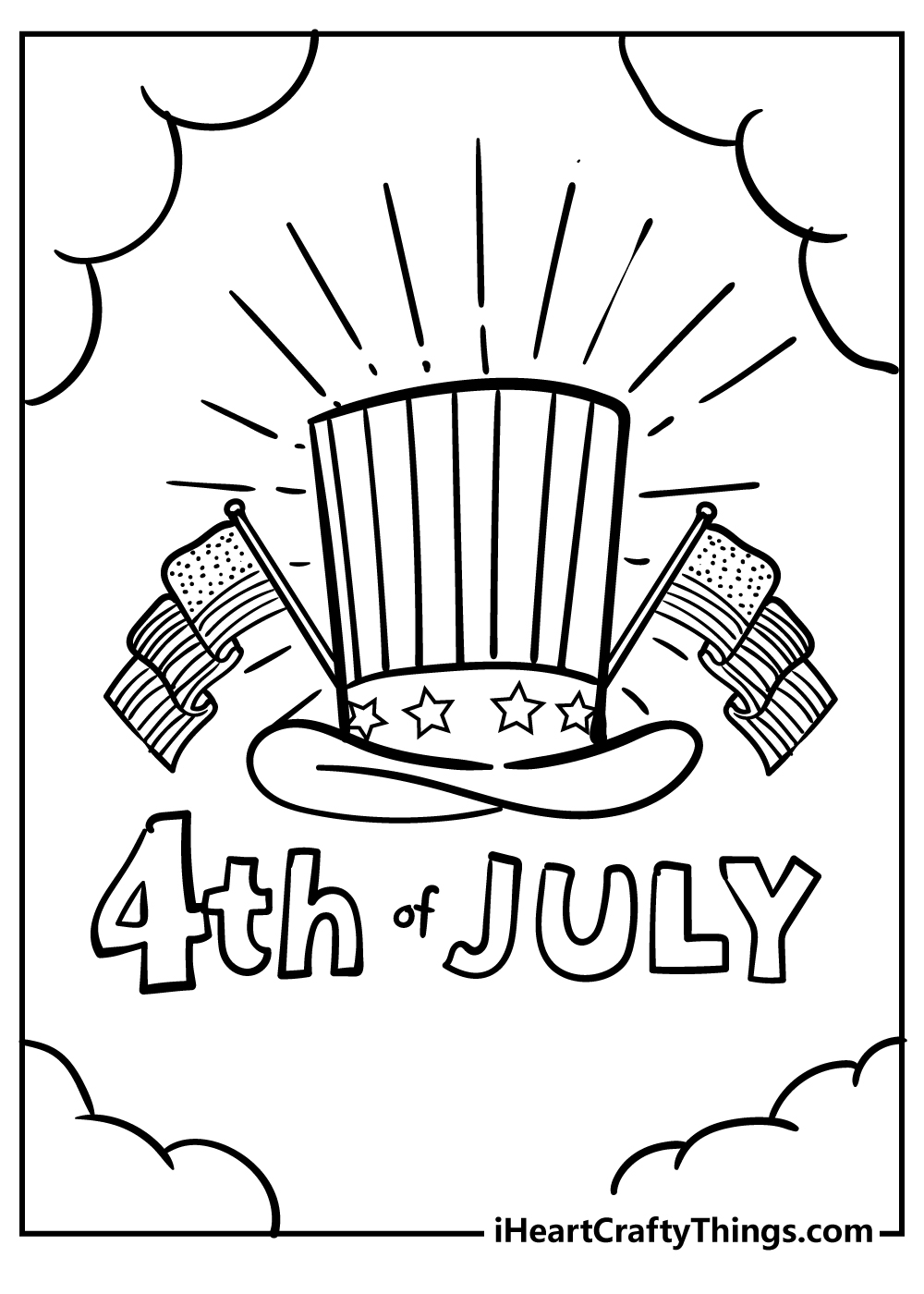 free th of july coloring pages for adults printable jpg