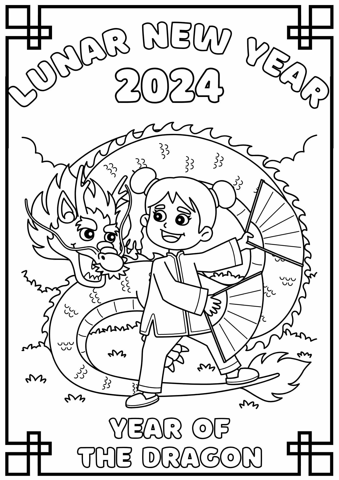 38 Free Chinese New Year Coloring Pages Printable 10