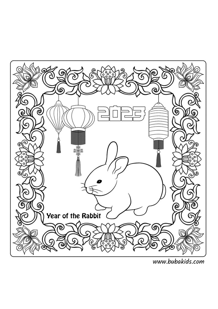 38 Free Chinese New Year Coloring Pages Printable 16