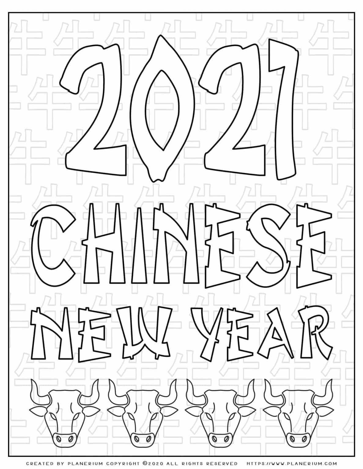 38 Free Chinese New Year Coloring Pages Printable 21