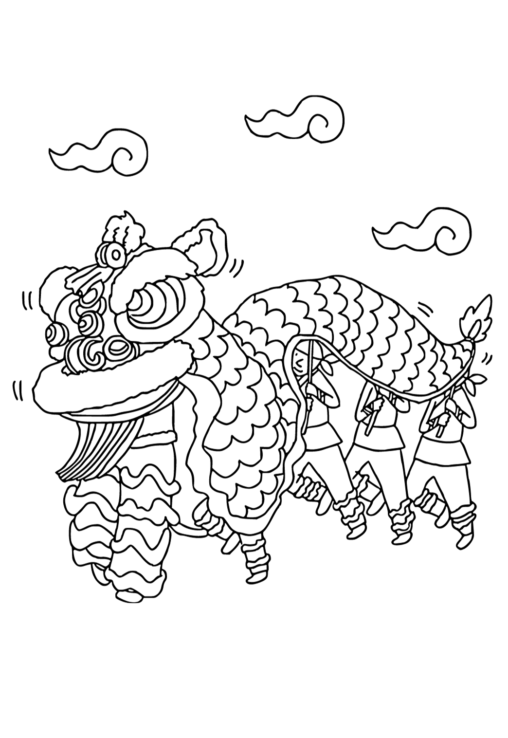 38 Free Chinese New Year Coloring Pages Printable 7