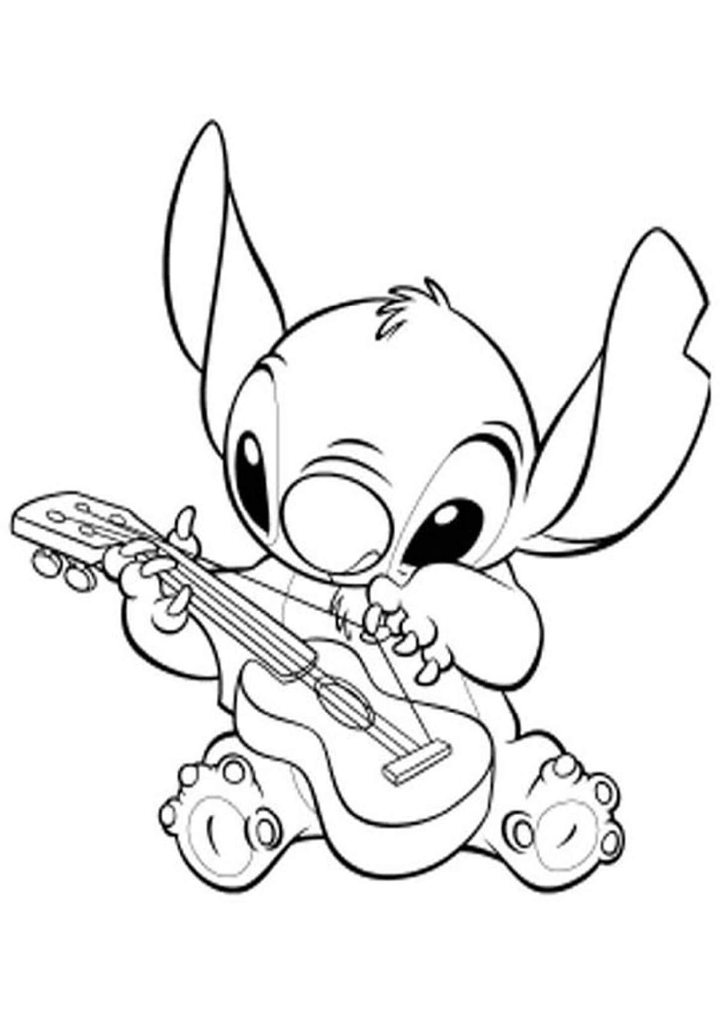 129+ Spectacular Adorable Stitch Coloring Pages Printable