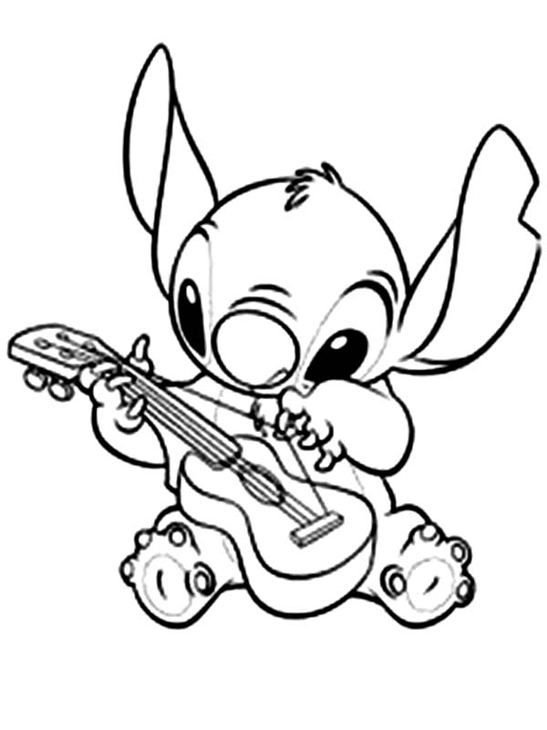 128+ Cute Stitch Surfing Coloring Pages Printable