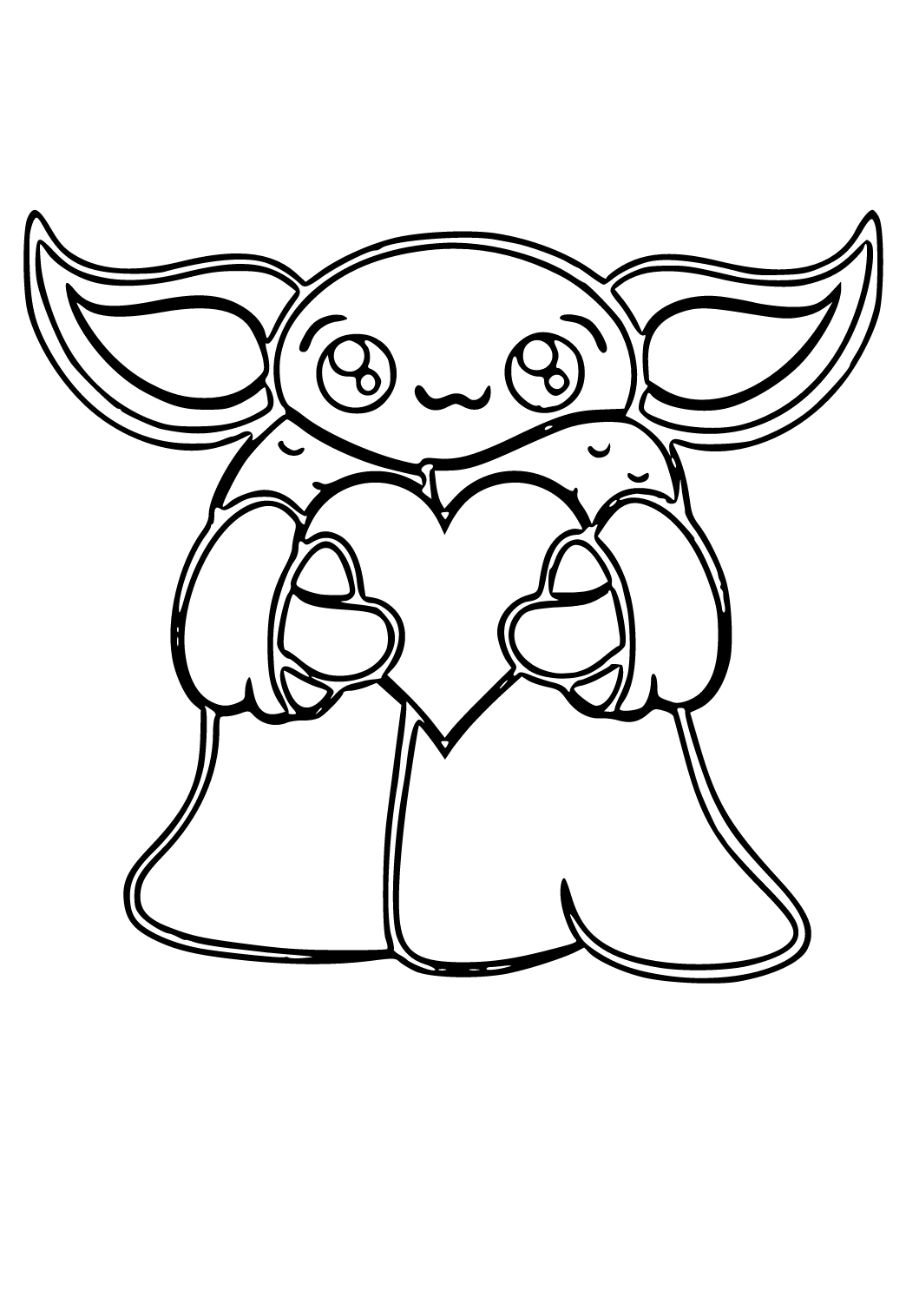 179+ Joyful Baby Yoda Coloring Pages Printable