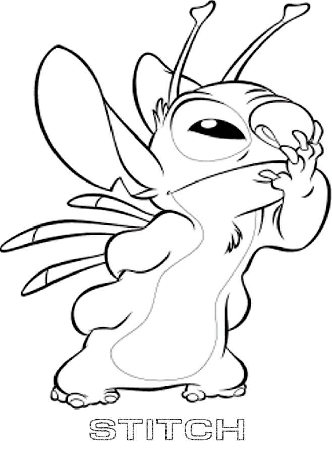 146+ Playful Stitch Surfing Coloring Pages Printable