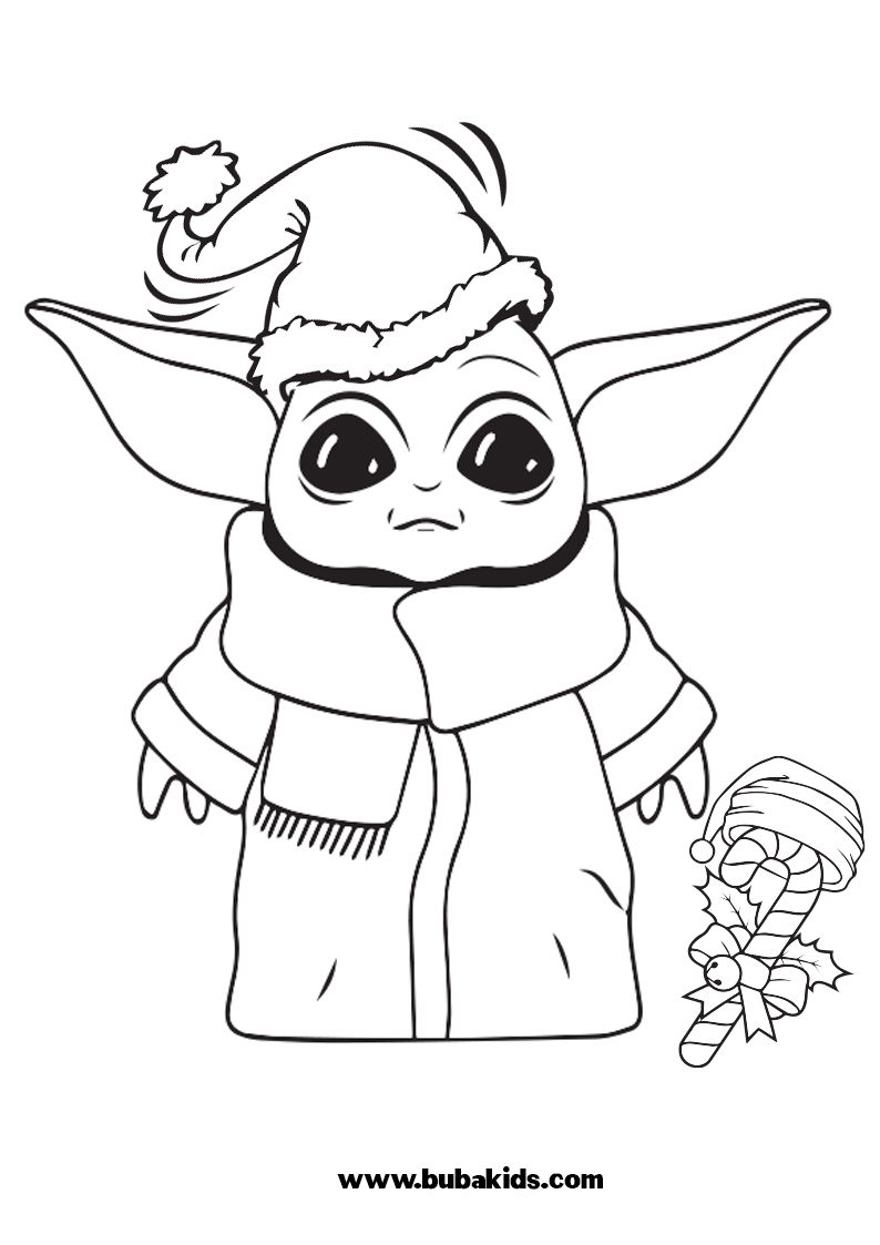 46+ Unique Baby Yoda Coloring Pages Printable