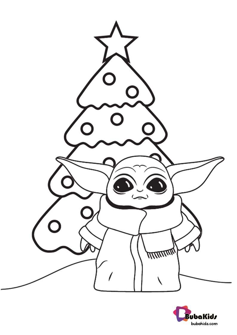 161+ Adorable Baby Yoda Coloring Pages Printable