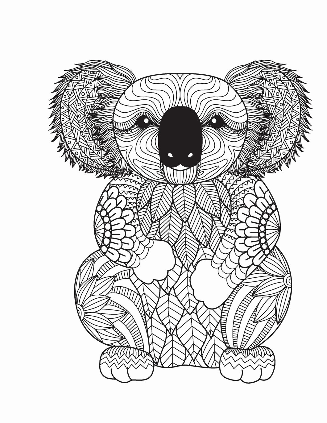 170+ Beautiful Animal Coloring Pages Printable