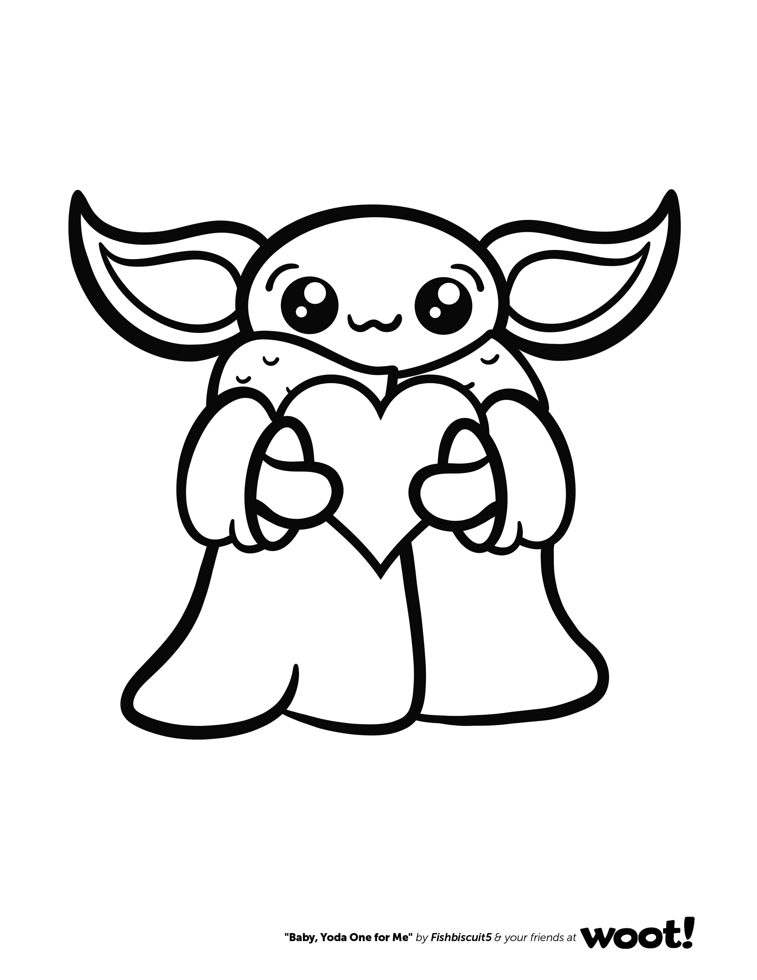 99+ Playful Baby Yoda Coloring Pages Printable