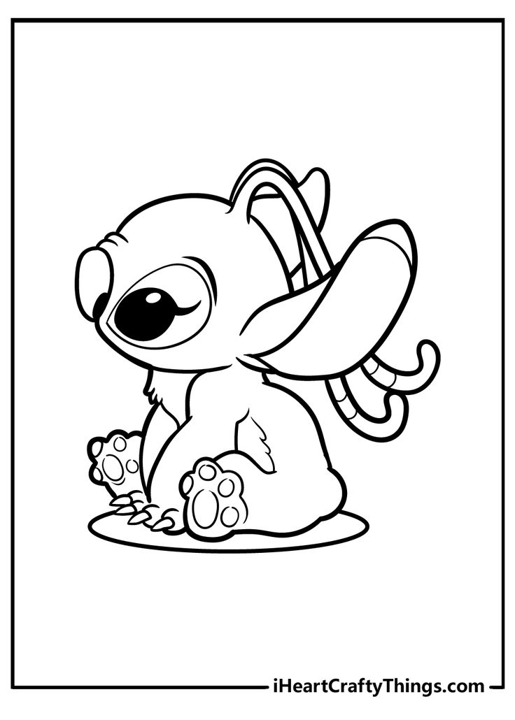 198+ Magical Stitch Sleeping Coloring Pages Printable