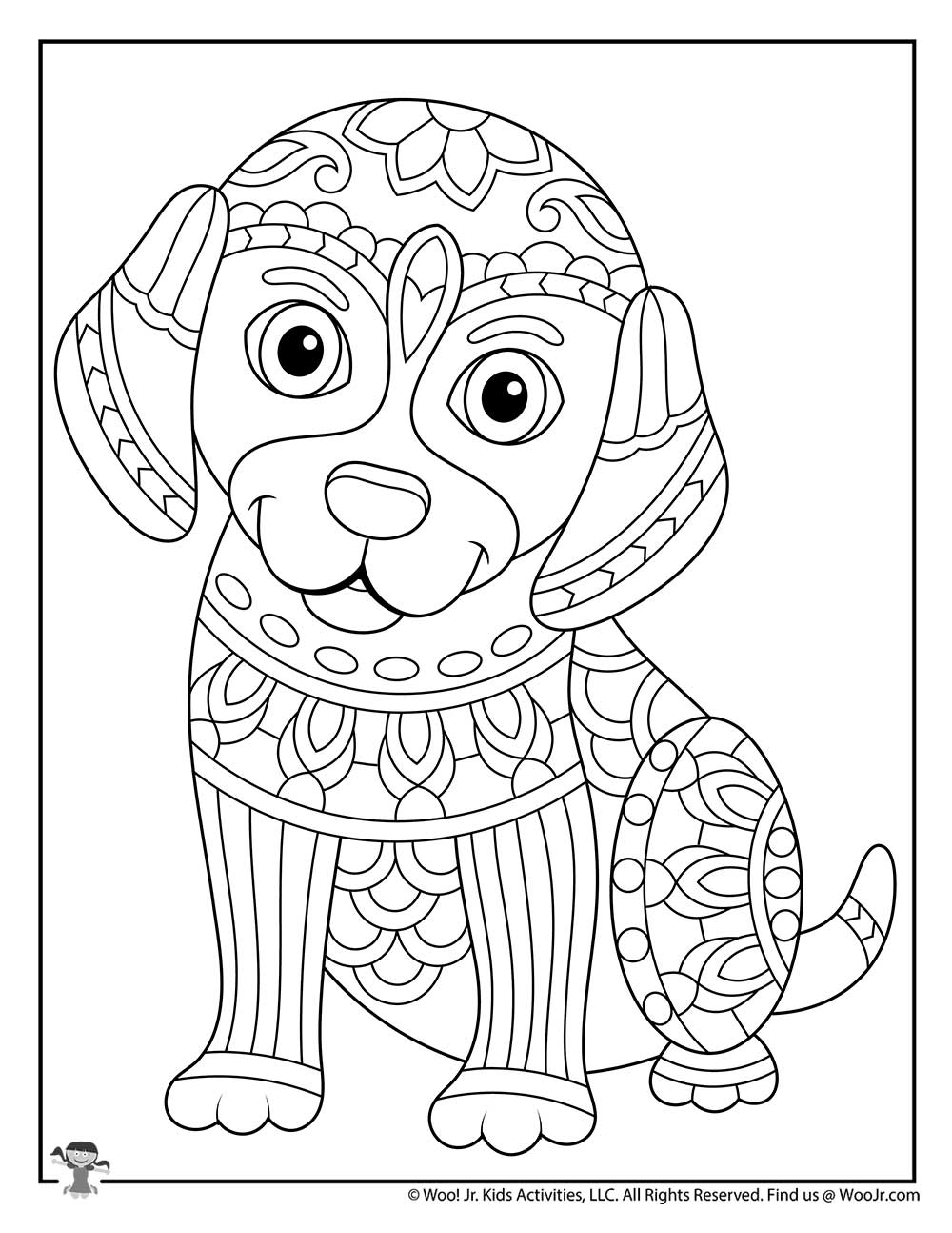 112+ Lovely Animal Coloring Pages Printable