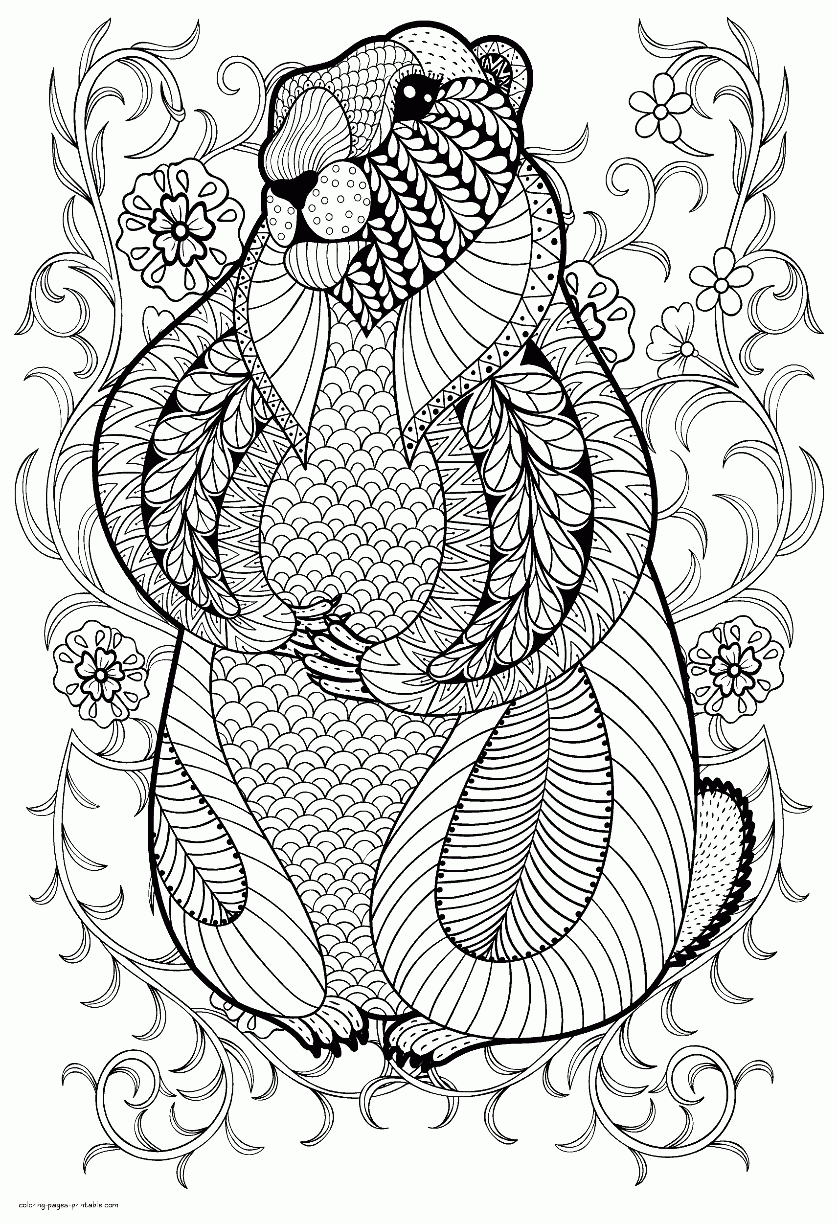 83+ Vibrant Animal Coloring Pages Printable