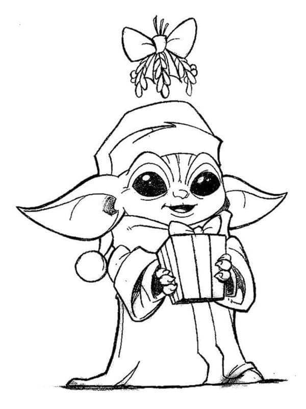 55+ Magical Baby Yoda Coloring Pages Printable