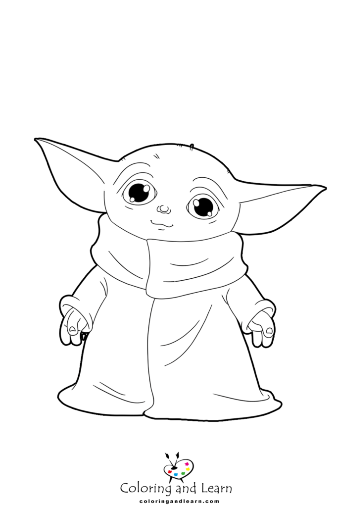 40+ Imaginative Baby Yoda Coloring Pages Printable