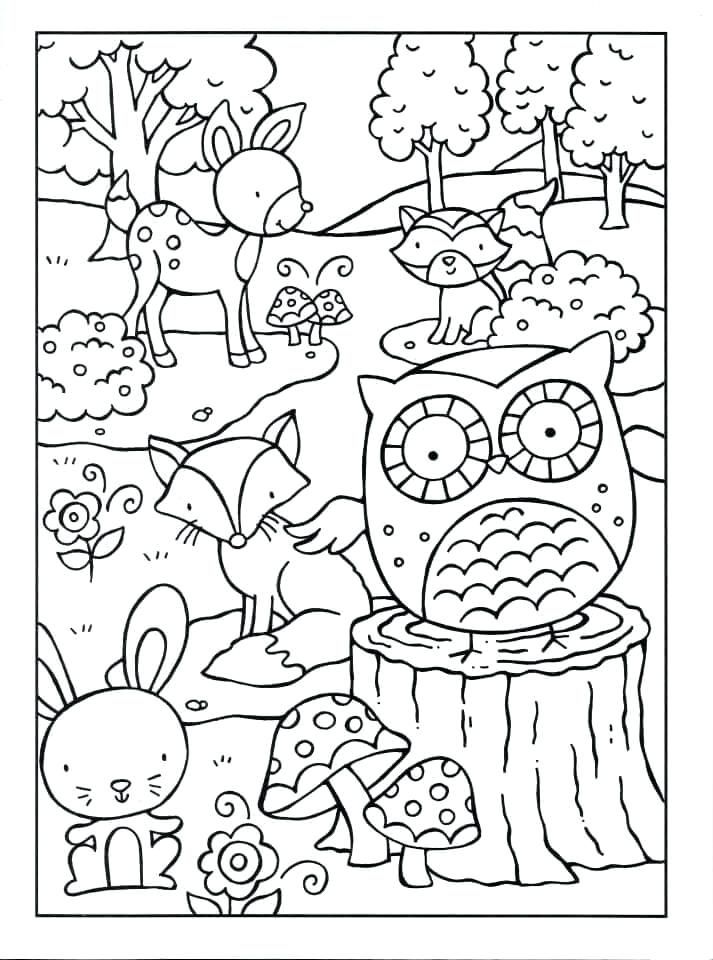 36+ Imaginative Animal Coloring Pages Printable