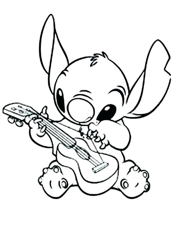 80+ Beautiful Adorable Stitch Coloring Pages Printable