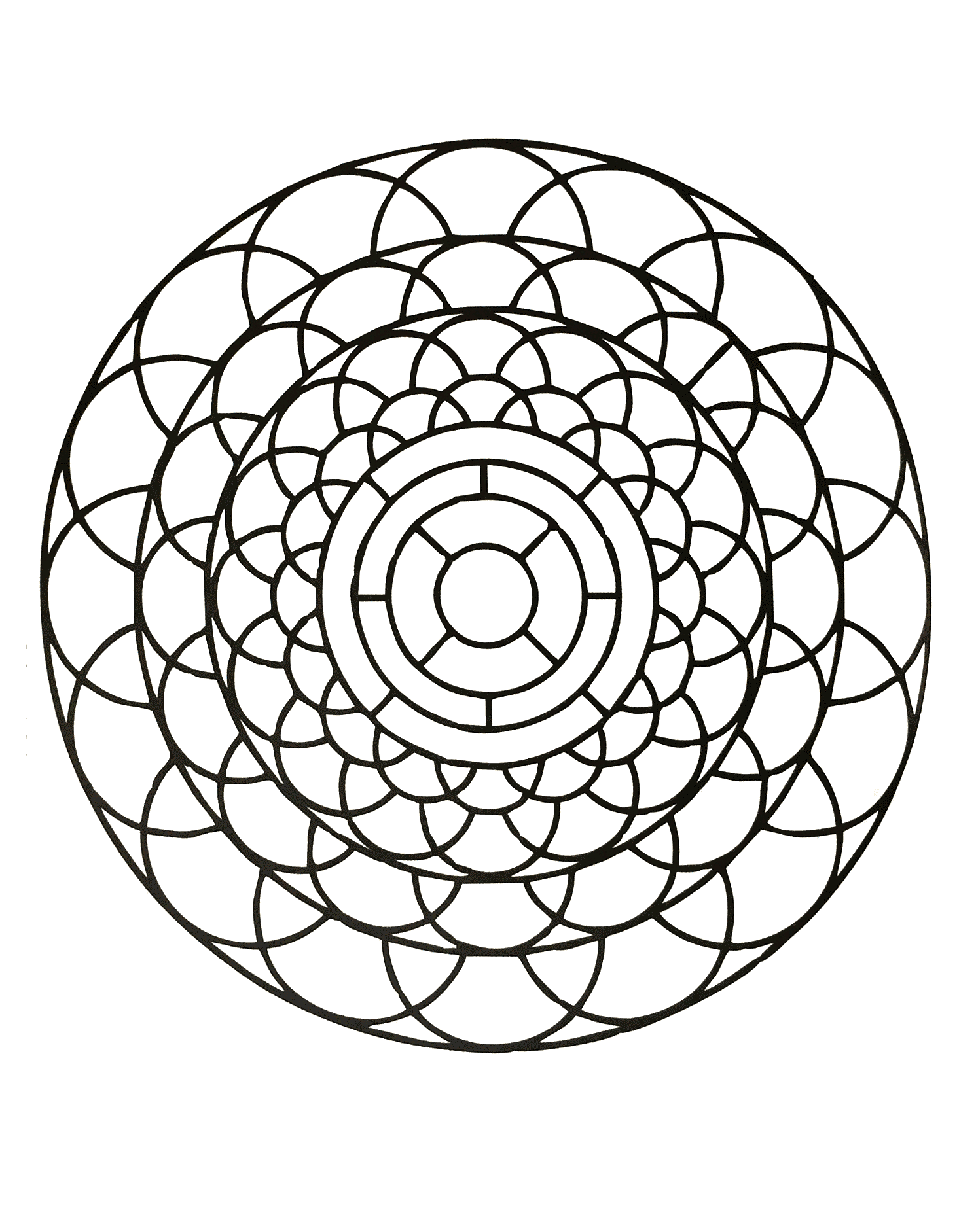 184+ Fun Mandala Coloring Pages Printable