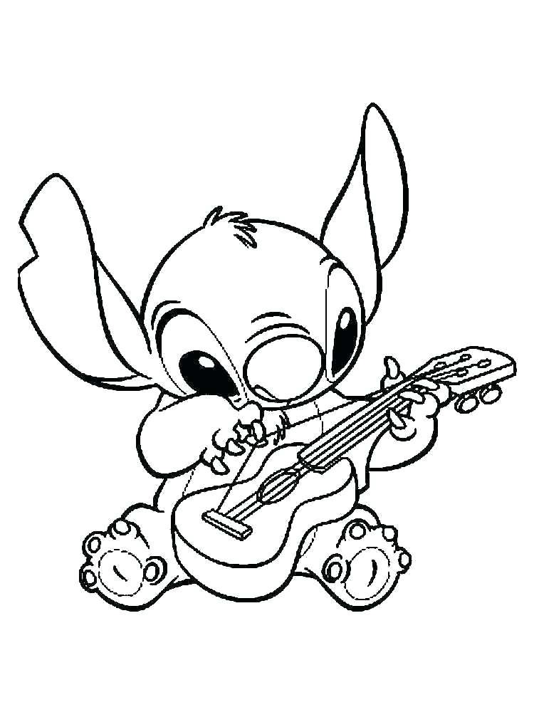 30+ Playful Adorable Stitch Coloring Pages Printable